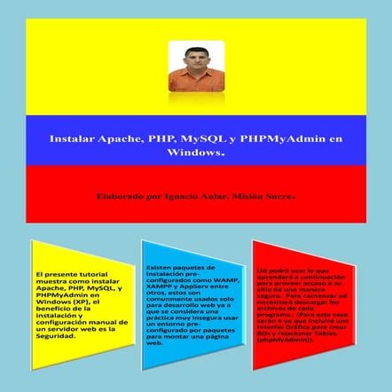 Tutorial de instalación de apache, php, my sql y php myadmin