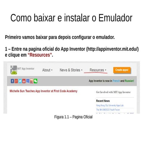 Tutorial de como Instalar o App Inventor
