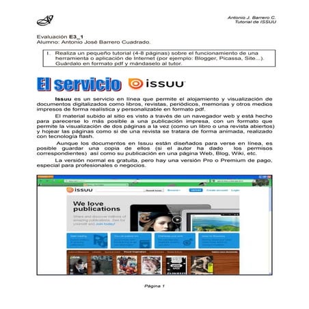 Tutorial de ISSUU