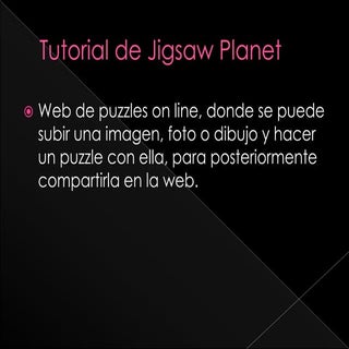 Tutorial de jigsaw planet