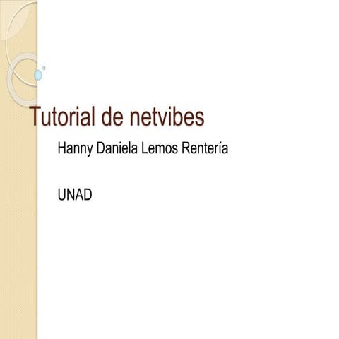 Tutorial de netvibes