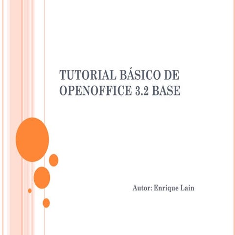 Tutorial de OpenOffice Base | PPT