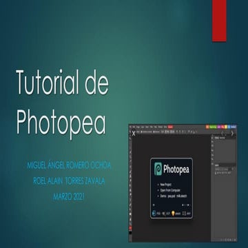 Tutorial de photopea