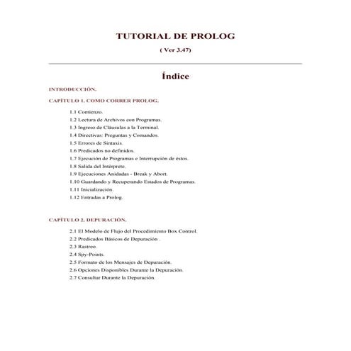 Tutorial de prolog