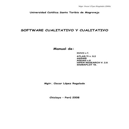 Tutorial De Software Cualitativo