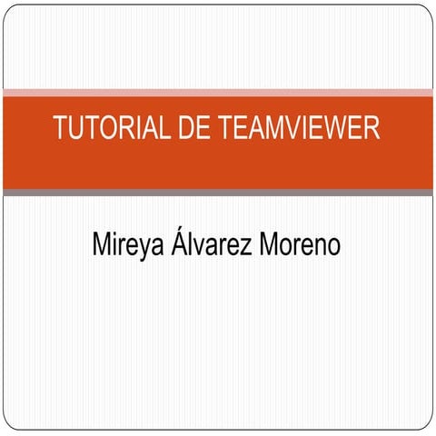 Tutorial de teamviewer