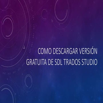 Tutorial de Trados Studio 2015