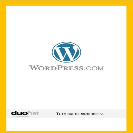Tutorial de wordpress duonet