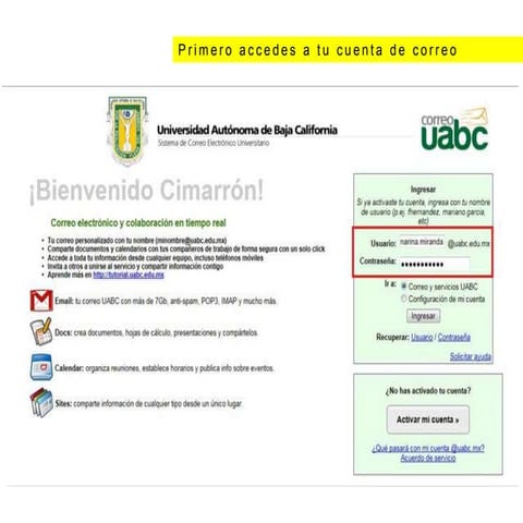 Como crear y compartir un GoogleDoc
