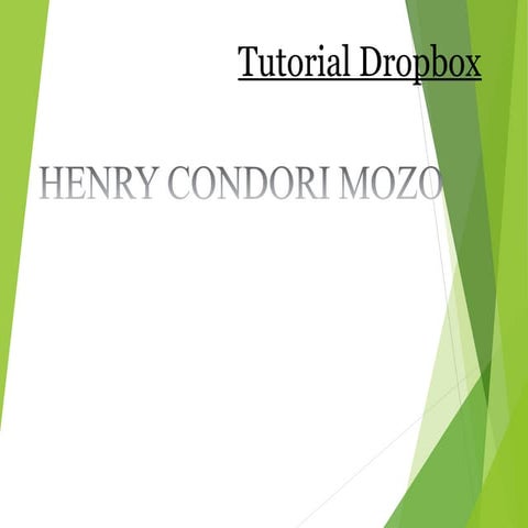 Tutorial dropbox condori