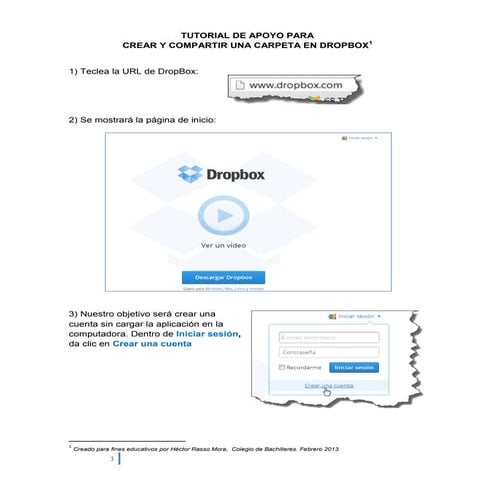 Manual de uso de dropbox | PDF