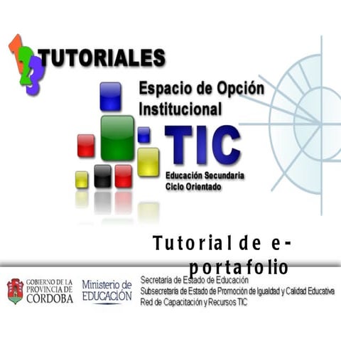 Tutorial crear un e-portafolio