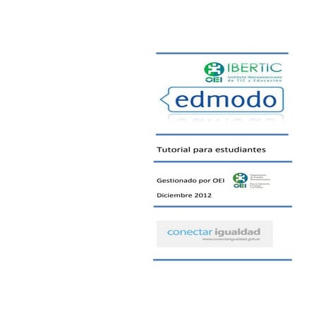 Edmodo Tutorial estudiantes 2013