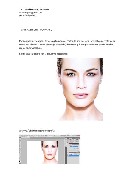 Tutorial efecto tipográfico
