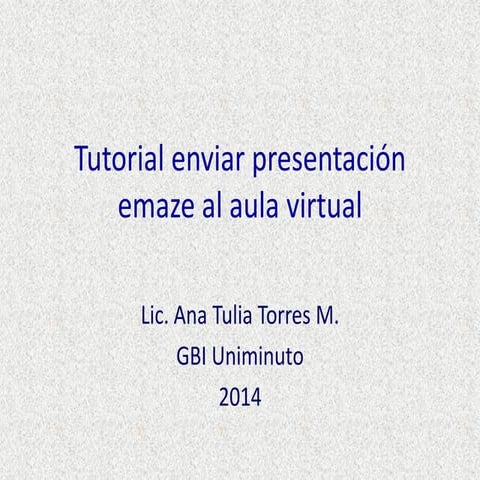 Tutorial emaze