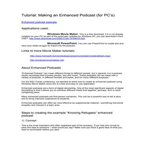 Enhanced podcast | PPT