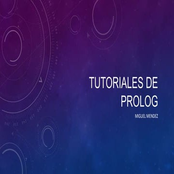 Tutoriales de prolog