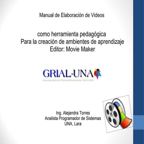 Tutoriales de video I simposio UNA Lara Participa