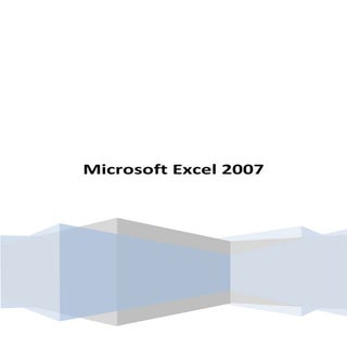 Tutorial Excel 2007