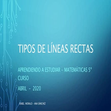 Lineas rectas