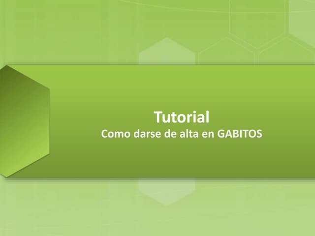 Tutorial gabitos