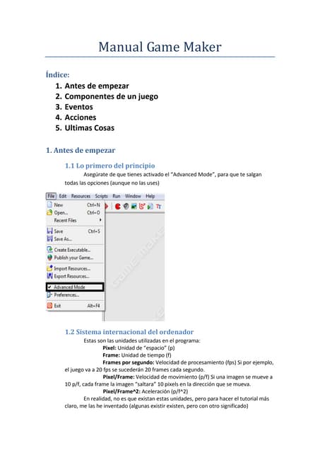 Tutorial game maker