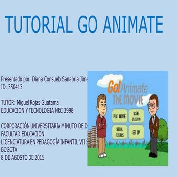 Tutorial go animate | DOC