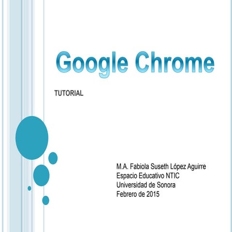 Tutorial google chrome