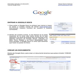 Tutorial google docs