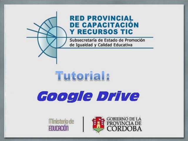 Tutorial Google Drive