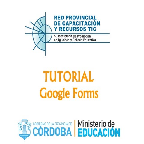 Tutorial Google  Forms