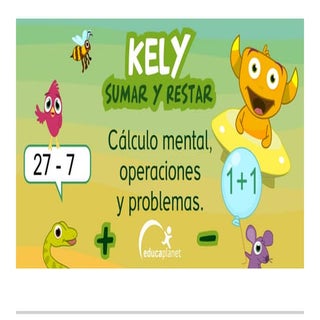 Guía Didactica app KELY: SUMAR Y RE...