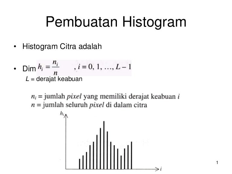 Tutorial Histogram