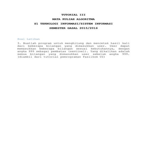 Tutorial iii jawaban no3