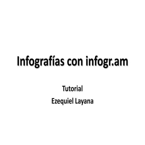 Tutorial infografías con infogr.am | PDF