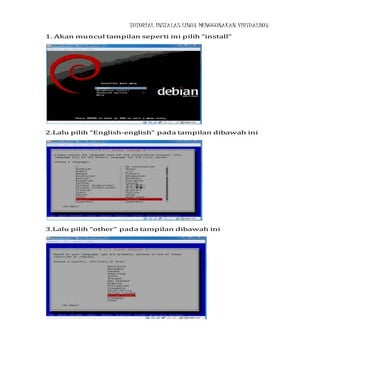 Tutorial instalas linux menggunakan virtualbox