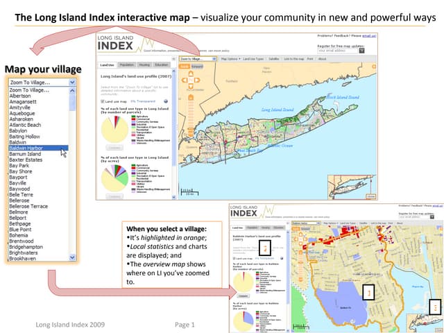 Long Island Index Interactive Map
