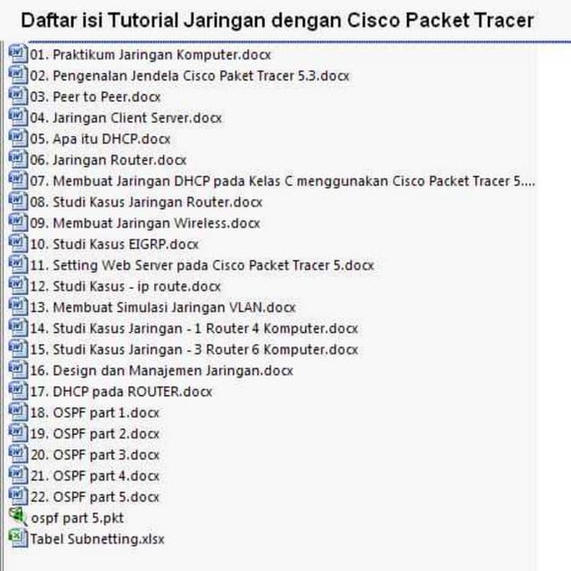 Tutorial jaringan cisco packet tracer 5.3