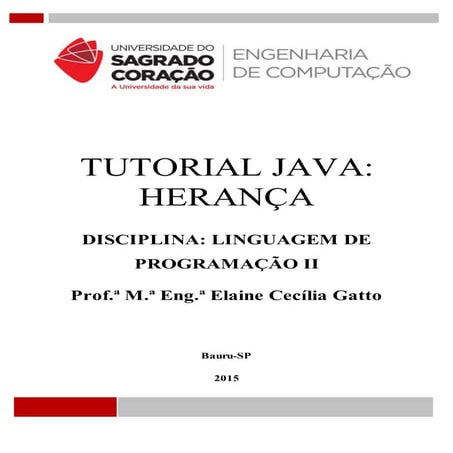 Tutorial Java: Herança