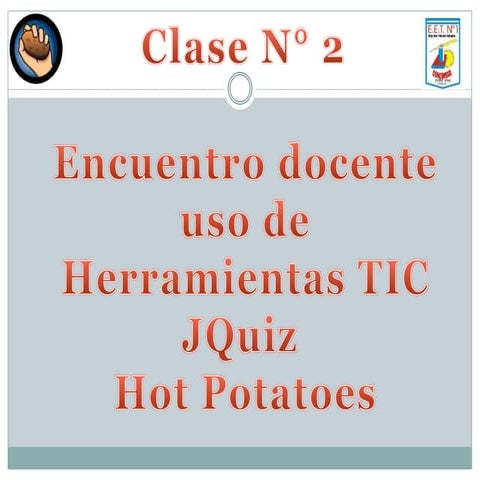 Tutorial Hot Potatoes - JMatch | PPTX
