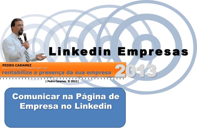 Tutorial Comunicar em Páginas de Empresa no Linkedin