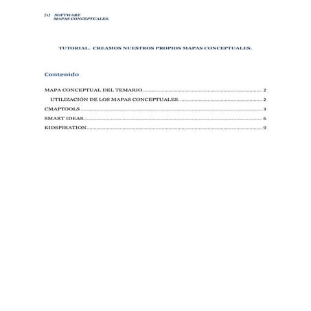Tutorial mapas conceptuales