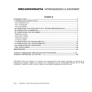 Tutorial mecanografia
