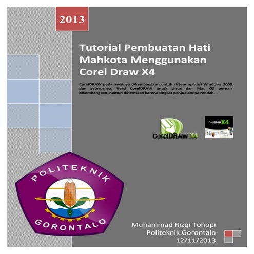 Tutorial membuat hati mahkota