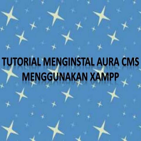 Tutorial menginstal Aura CMS
