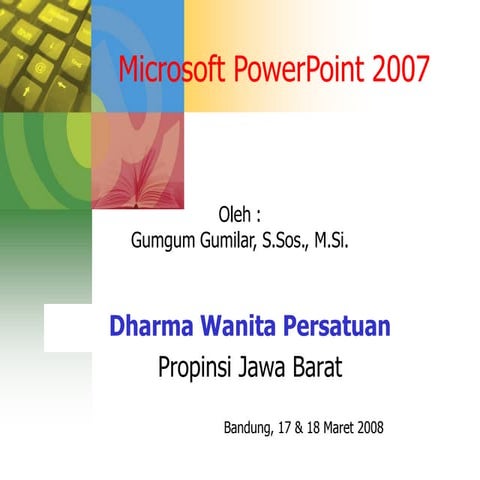 TUTORIAL MICROSOFT POWERPOINT 2007 | PDF