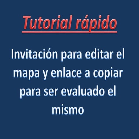 Tutorial rápido MindMeister