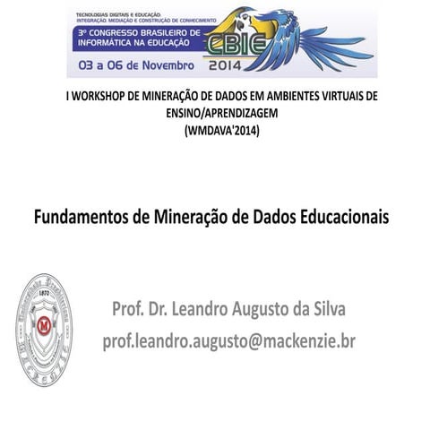 Mineração de Dados Educaionais