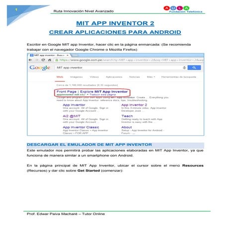 Tutorial mit app inventor 2 | PDF