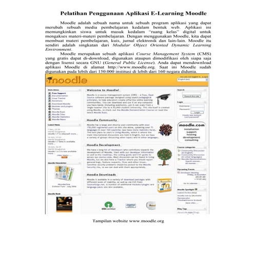 Tutorial moodle (Bahasa indonesia)